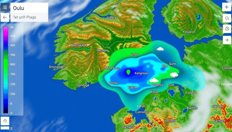 Yle sää Oulu: sadetutka, tuntiennuste ja 10 vrk ennuste