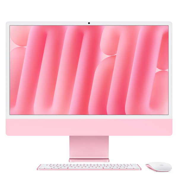 Apple iMac 24" (M4 10C / 10C), 24 Gt, 512 Gt, Pinkki