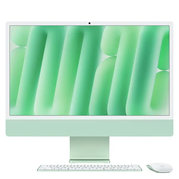 Apple iMac 24" (M4 10C / 10C), 16 Gt, 512 Gt, Vihreä