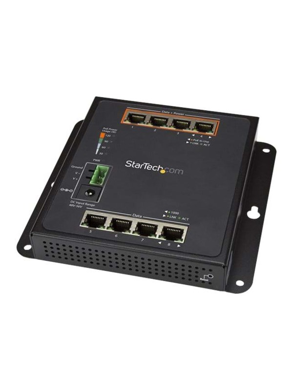 StarTech.com 8-portin (4 PoE+) Gigabit Ethernet-kytkin
