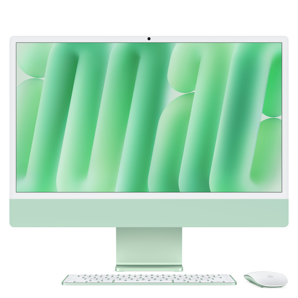 Apple iMac 24" (M4 10C / 10C), 16 Gt, 256 Gt, Vihreä