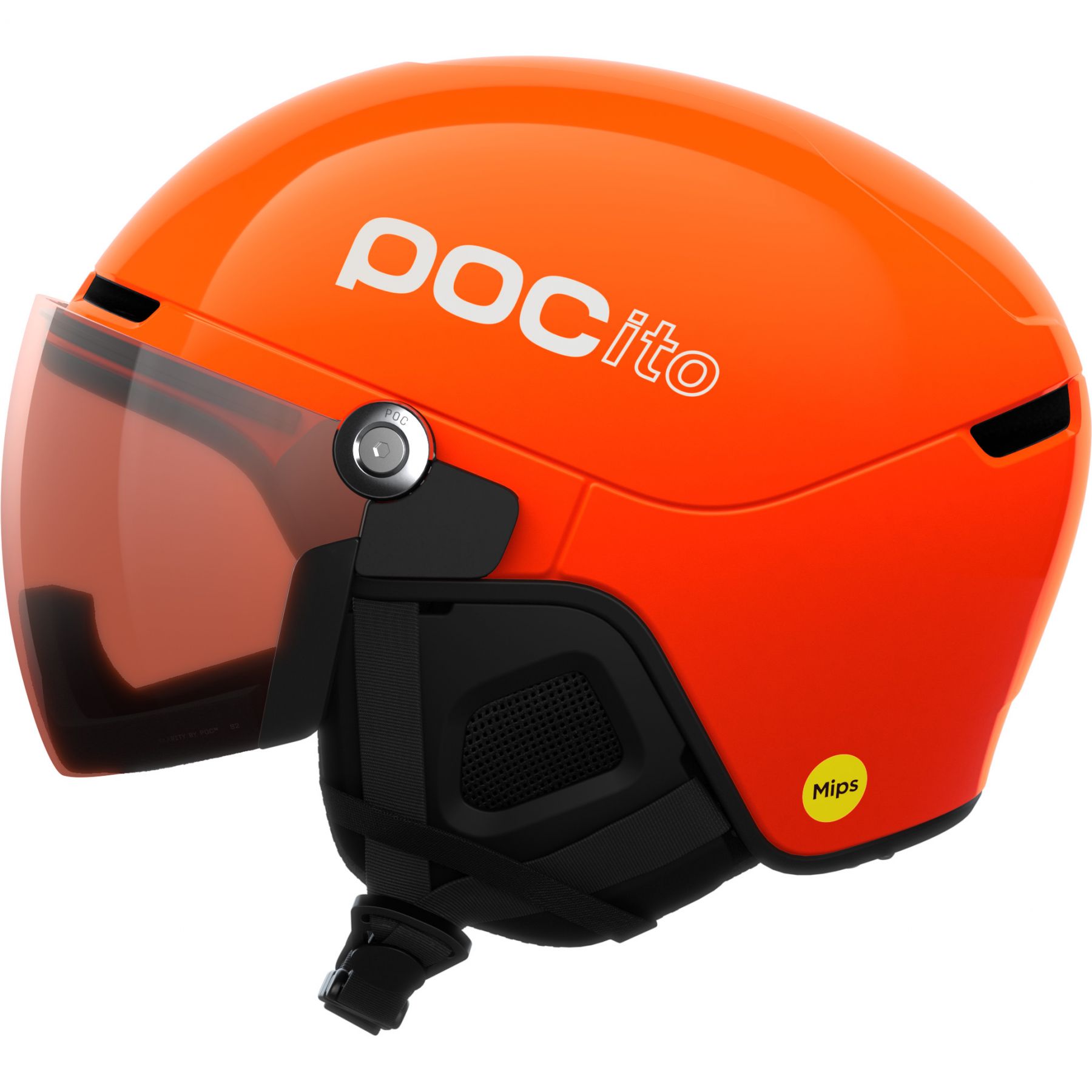 POCito Obex Visor, junior, florescent orange